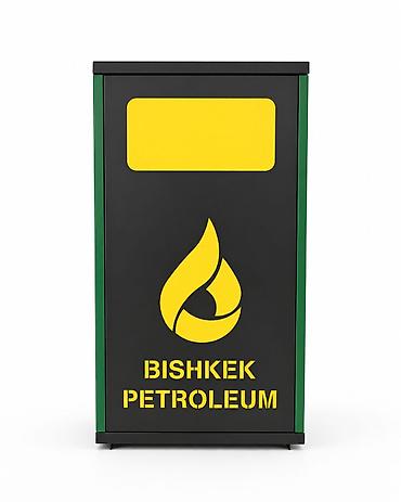 mat: Артикул: MKS-UT-006 Название: Урна уличная чёрная усиленная 40x40x78 — 5