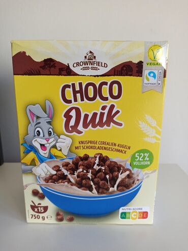 Prehrambeni proizvodi: Choco quik
2 x 375 grama