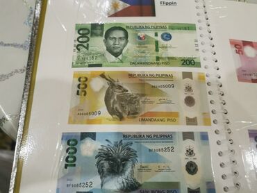 Əskinaslar: Xarici pul nişanları kolleksiyası – müxtəlif ölkələrdən banknotlar — 4