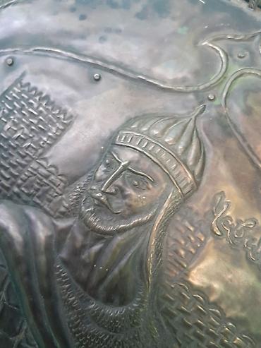 ucuz yolkalar: Böyük ölçülü dekorativ metal qalxan - Material: döymə metal — 2