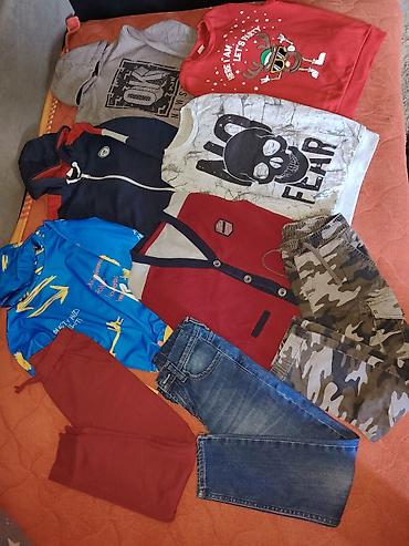 Paketi dečije odeće: Paket garderobe za decaka Vel 128 1 jaknica 5 donja dela 7 — 1