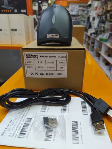 Devcraft W2S 2D / QR barkod skaner 35mm kabelsiz barkod