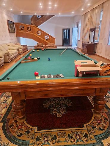 Bilyard masası – taxta korpuslu, klassik dizayn - Ölçü: böyük ölçülü