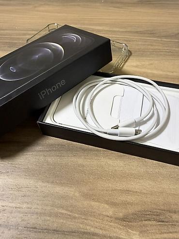 iphone 14 pri: IPhone 12 Pro, Б/у, 128 ГБ, Графит, Коробка, 75 % — 5