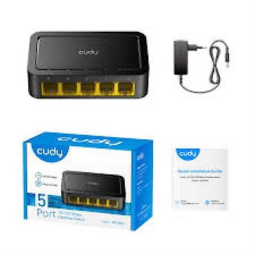 nar 4g modem satilir: Cudy FS105D 5 Port 10/100 Mbps Fast Ethernet Unmanaged Desktop Switch — 1