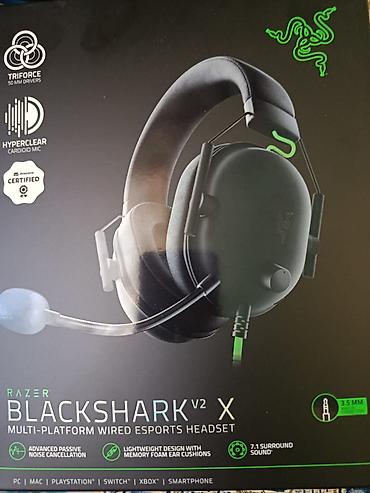 razer blackshark v2 x: Razer BlackShark V2 X – çoxplatformalı simli esports qulaqlıq — 1