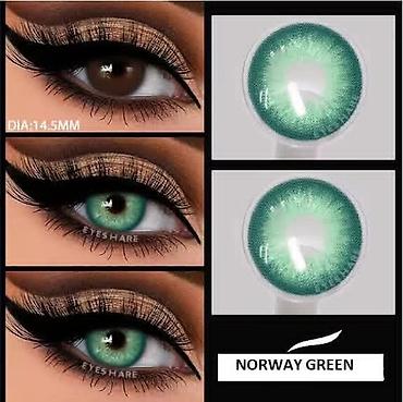 Šminka: Kolor sočiva za oči – plava i zelena kolekcija - Modeli/boje — 32