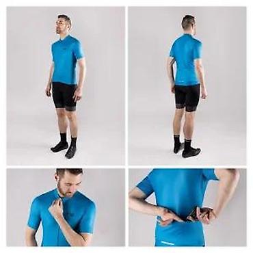 Oprema za bicikliste: DRES FORCE PURE KRATKI RUKAV, PLAVO | Zakopčavanje patentnim — 9