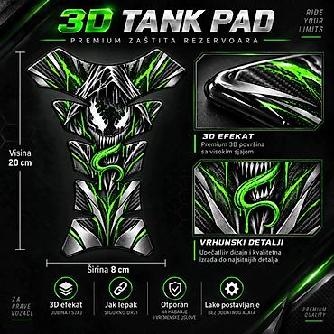 Symbiote Green 3D Tank Pad –Premium Zaštita Rezervoara- 2855 Symbiote