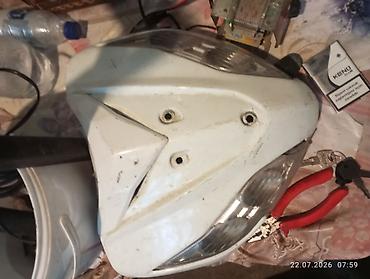 lalafo disk teker: Moped/skuterlər üçün ehtiyat hissələri - Ön fara bloku və ağ rəngli — 2