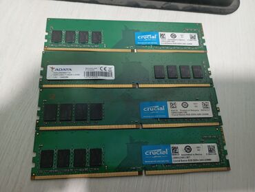 оперативная память crucial: Оперативная память, Б/у, Crucial, 8 ГБ, DDR4, 2400 МГц, Для ПК