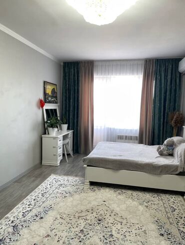 жм ала тоо квартира: 1 бөлмө, 47 кв. м, Элитка, 7 кабат, Евроремонт