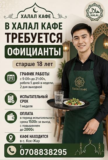 Официант. С опытом