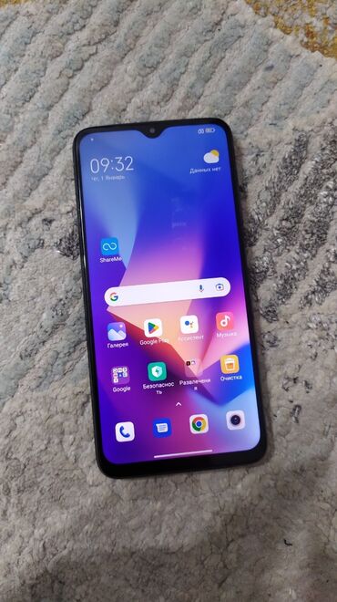 Redmi: Redmi, Redmi 9T, Б/у, 64 ГБ, цвет - Черный, 2 SIM