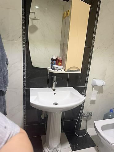Hamam mebeli və sanitariya dəsti - Pedestal tipli seramik əl-üz yuyan