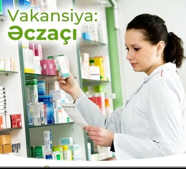 работа в баку без опыта: Əczaçı tələb olunur, İstənilən yaş, 1-2 illik təcrübə, Dəyişən qrafik