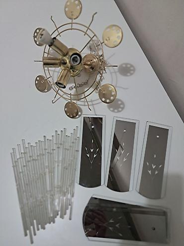 priz: Çılçıraq, 5 lampa, Şüşə — 4