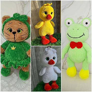 pişik yumşaq oyuncaqlar: Amigurumi yumşaq oyuncaqlar – əl işi - Material: hipoallergenik — 1