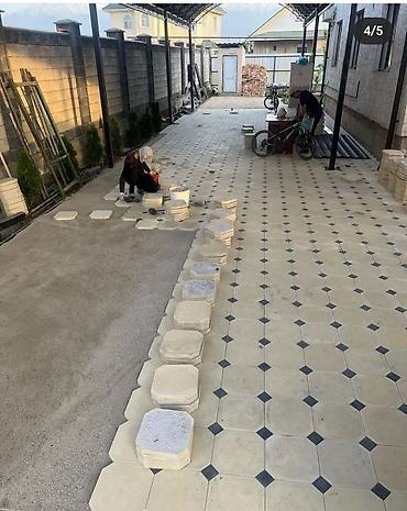 Тротуарная плитка: Тротуарная плитка с декоративным узором - Форматы: восьмиугольные — 9