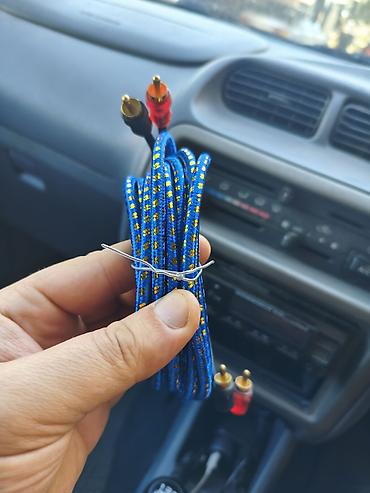 кабель для буфера: Аудиокабель RCA (тюльпаны) для авто - Тип: стерео RCA–RCA (пара — 1