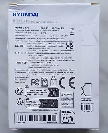 şəkil at: Yeni Simsiz (Bluetooth) Qulaqcıqlar, rəng - Boz — 2