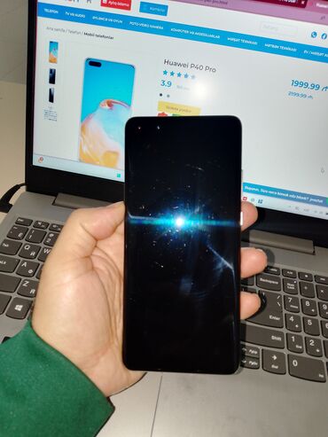 Huawei: Huawei P40 Pro, 256 GB, rəng - Boz, Sensor — 11