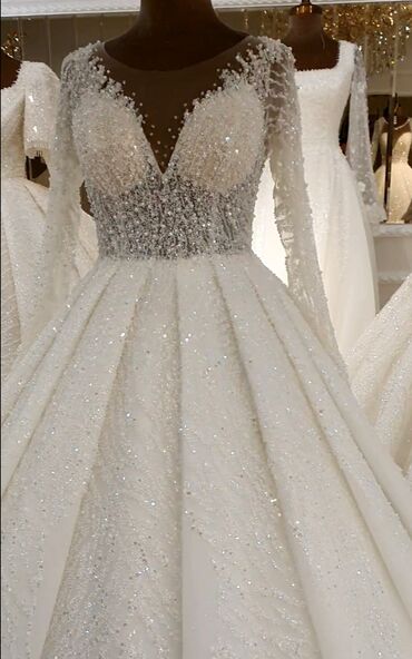 Toy paltarları: Gəlinliklər(70 dən çox) 2023-2024 kolleksiyası(hazır biznes kimi və ya — 8