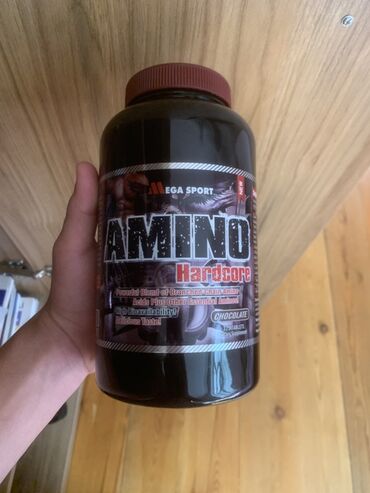 Toy paltarları və aksesuarları: Məhsul: EGA Sport AMINO Hardcore – Şokolad dadlı, aminoturşu kompleksı