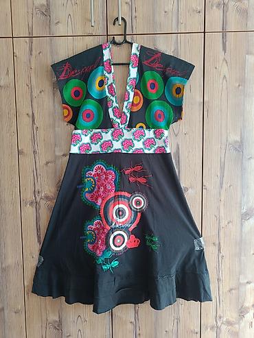 kaputi pull and bear: Haljina Desigual, ženska - Veličina: XL (etiketa) - Sastav: 100% — 1