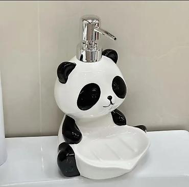 noutbuklar yeni: • SİFARİŞLƏ GƏTİRİLİR 🛍️ • Panda formalı 2‑in‑1 maye sabun dispenseri — 3