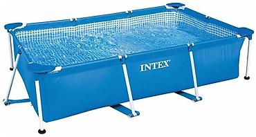 Бассейны: 260/160/65см. Intex 28271 Каркасный прямоугольный бассейн, 2282л — 9