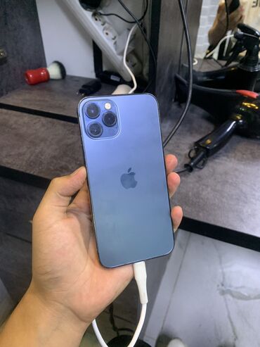 я ищу телефон: IPhone 12 Pro, Б/у, 128 ГБ, Синий, Чехол, 92 %