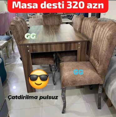 tek stollar: Masa desti