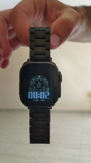 smart saat x8 ultra: İşlənmiş, Smart saat, rəng - Qara