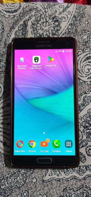 телефон самсунг 53: Samsung Galaxy Note 4, Б/у, 32 ГБ, цвет - Черный, 1 SIM