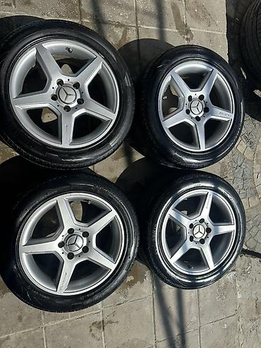 r16 mersedes: Mercedes-Benz AMG tərzli 5 şüalı yüngül lehimli disk və (4 ədəd) R16 — 6
