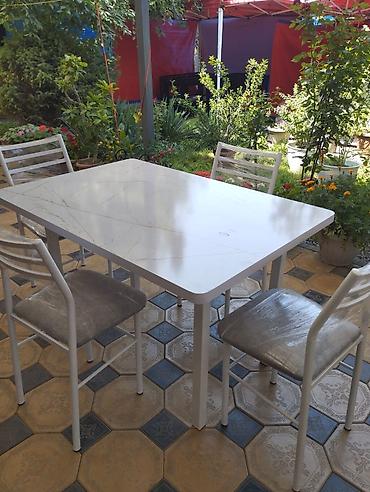 Кухонные столы и стулья: Кухонный стол и стул, Новый, Платная доставка, цвет - Белый — 10