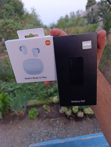 Samsung: Samsung Galaxy S23, 256 GB, rəng - Mavi, Sensor, Barmaq izi, Simsiz şarj