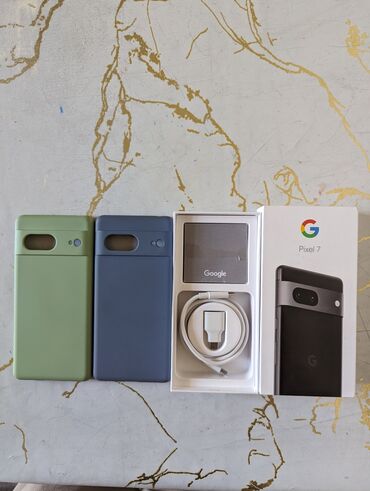 телефон: Google Pixel 7, Б/у, 128 ГБ, цвет - Черный, 1 SIM, eSIM