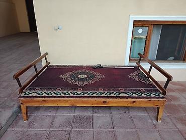 матрас для машины: Taxta çarpayı/kürsü - Material: tamamilə taxtadan hazırlanıb, möhkəm — 2