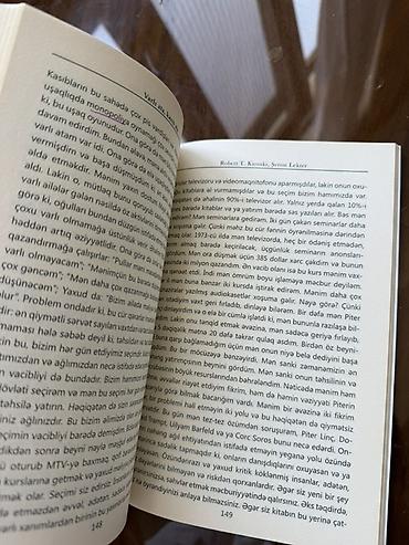 Книги и журналы: Məhsul: Kitab – “Varlı Ata, Kasıb Ata” (Rich Dad, Poor Dad) — 3