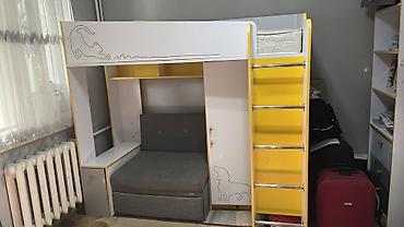 bunk bed: Детский модульный комплекс: кровать-чердак с рабочей/игровой зоной и — 1