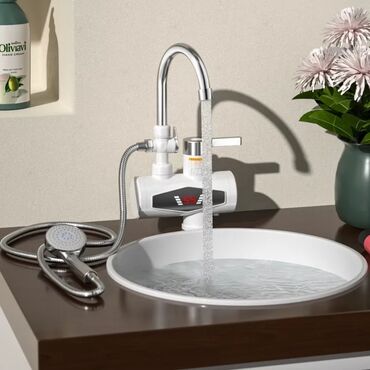 ariston su qızdırıcı satisi: Su qizdirici krant + duş 🔹️mətbəxdə və hamamda istifade etmek