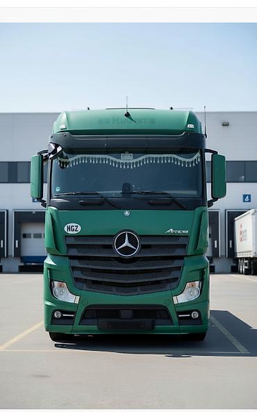 скания 420: Тягач, Mercedes-Benz, 2012 г., Тентованный — 1