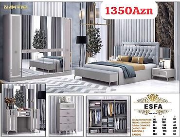 Yataq otağı dəstləri: İkinəfərlik çarpayı, Dolab, Termo, Tumba, Yeni — 46