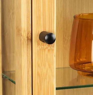 Antique Display Cabinets: ZIDNI ORMAR DRVO-STAKLO NOV VITRINA PUNO DRVO AKCIJA | Cene nisu — 3