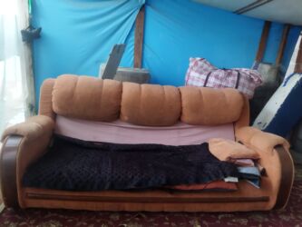 диваны бу ош: Прямой диван, Б/у, Одноместный