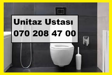 унитазы в баку цены: Unitaz Quraşdırma Xidməti. Rakovina, Vanna, Moydodır. Smesitel, Arko