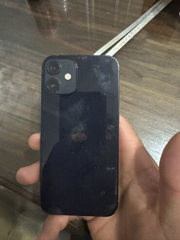 iphone 11 цена в бишкеке: IPhone 12 mini, Колдонулган, 128 ГБ, Кара