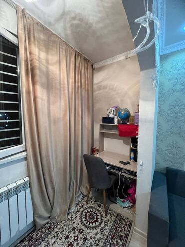 снять квартиру в заре: 1 бөлмө, 45 кв. м, Элитка, 9 кабат, Евроремонт